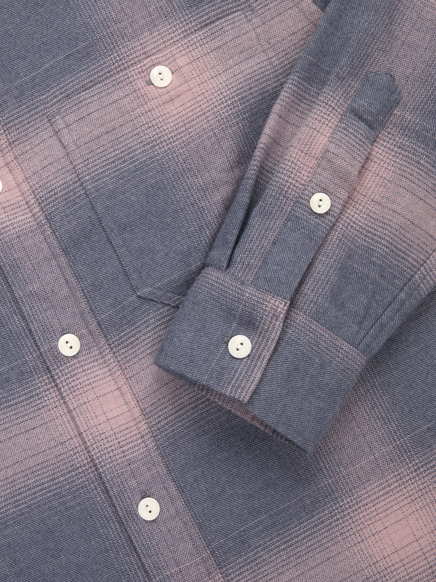 Utility Flannel Mauve Ombre