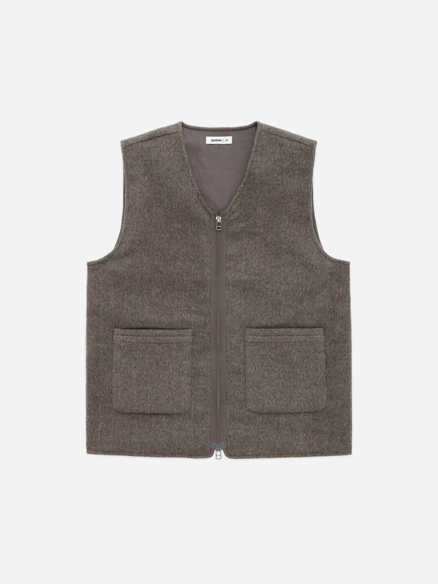 Zip Vest Tobacco
