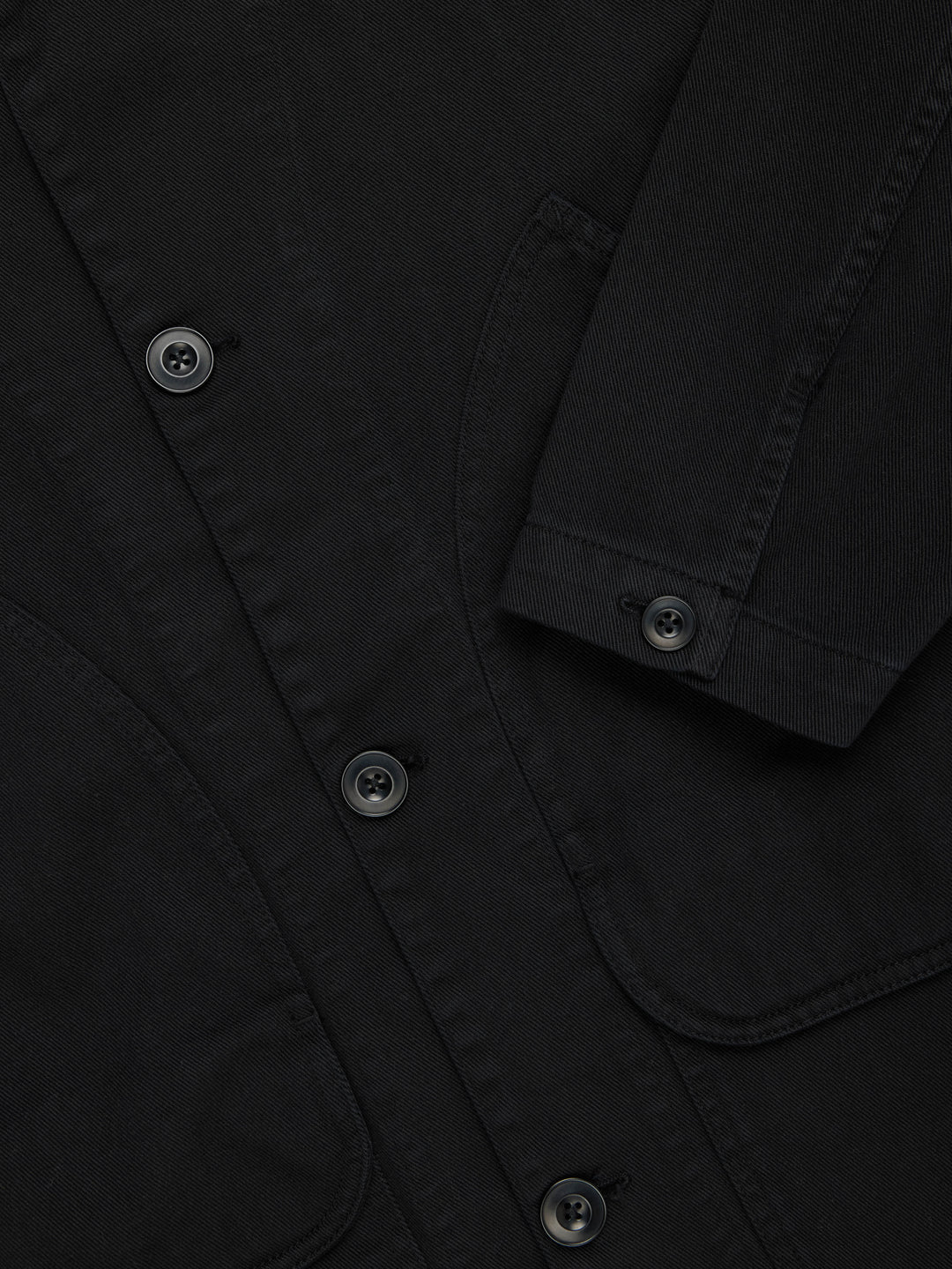 Hunting Jacket Black Twill