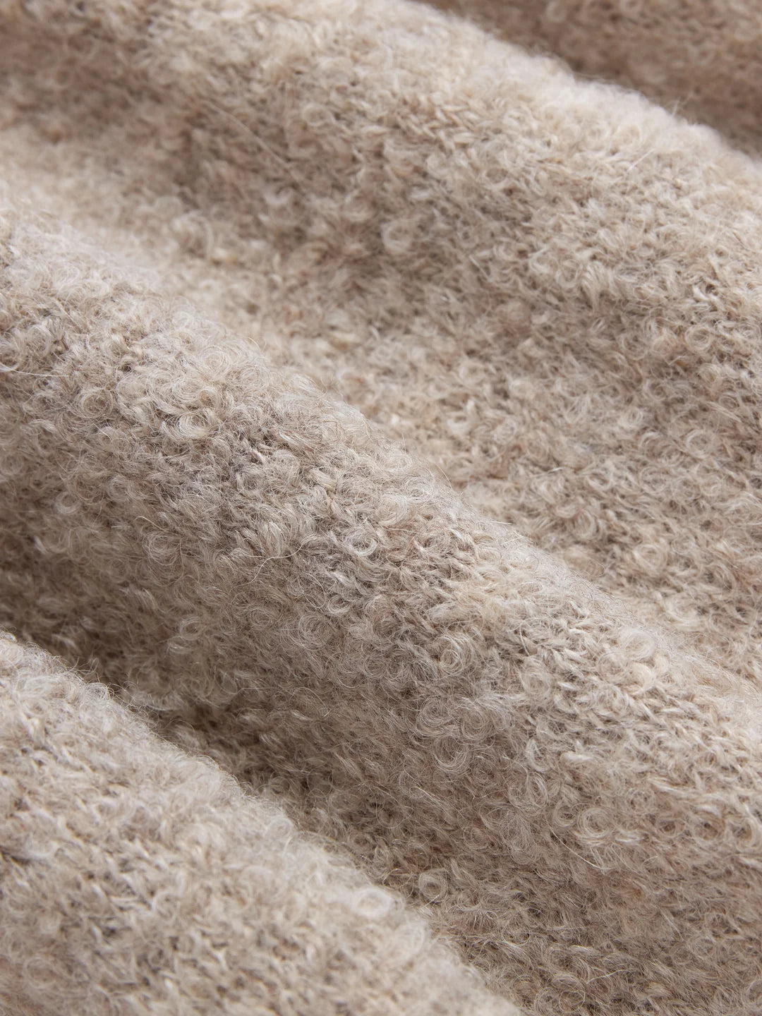 V-Neck Cardigan Khaki Bouche Alpaca