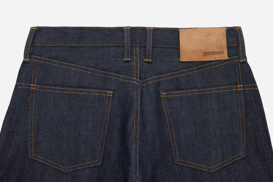 RS-100x Relaxed Straight Indigo Selvedge Denim