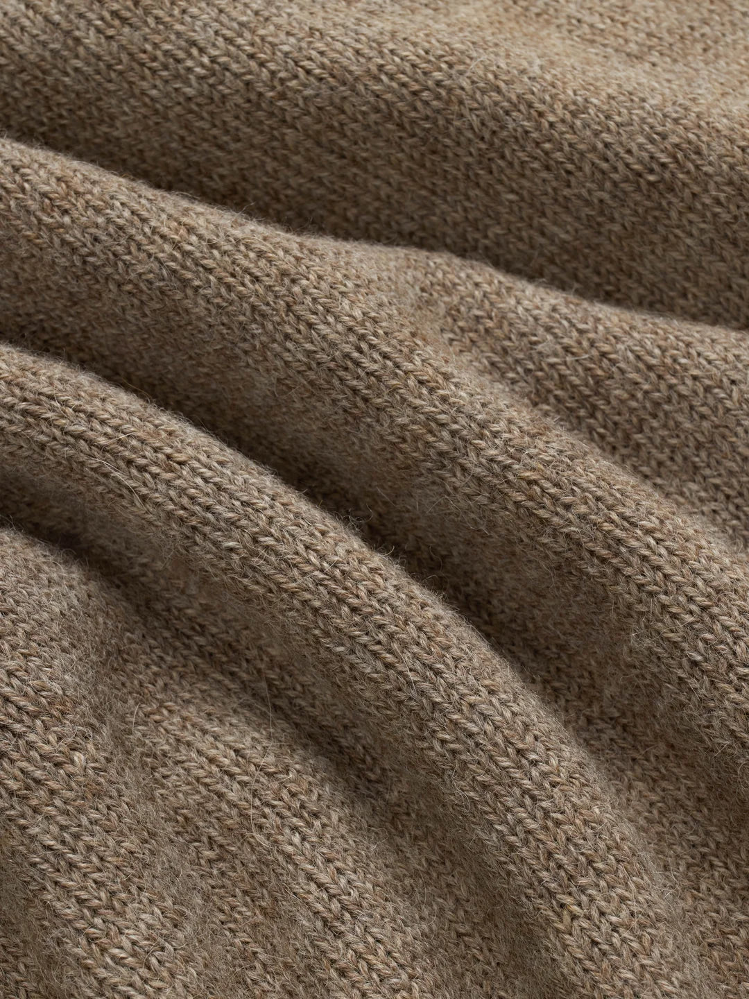 Roll Neck Sweater Sandstone Baby Alpaca
