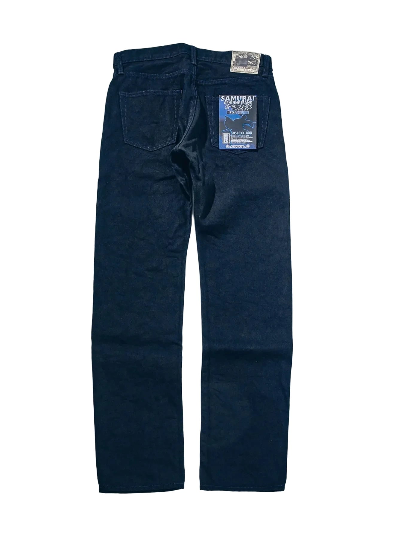 S0510XX-BOB 15oz Aoki Tachikage Black On Blue Regular Straight