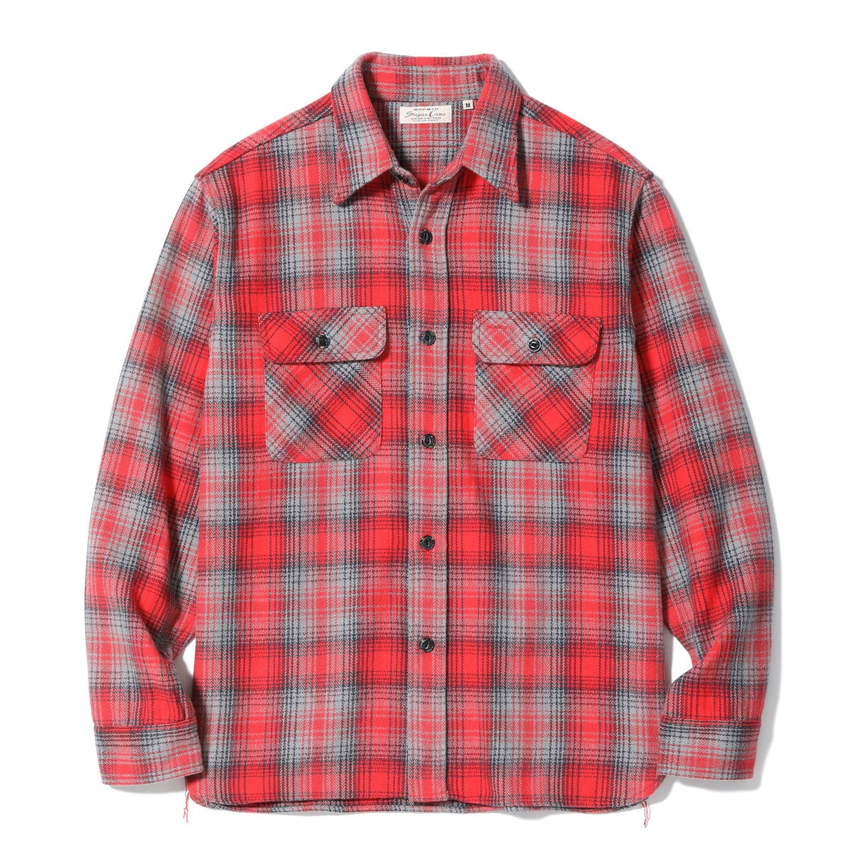 C29584 Fiction Romance Herringbone Twill Check Work Shirt Red