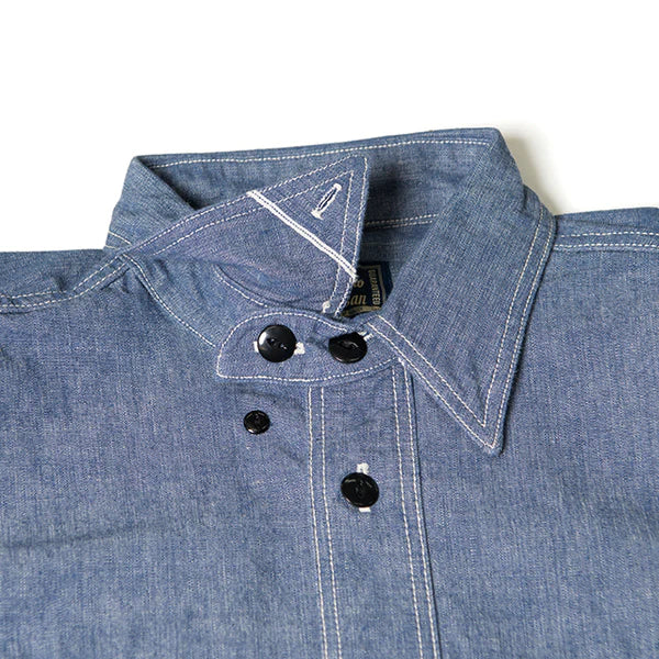 5333A Chambray Work Shirt Blue