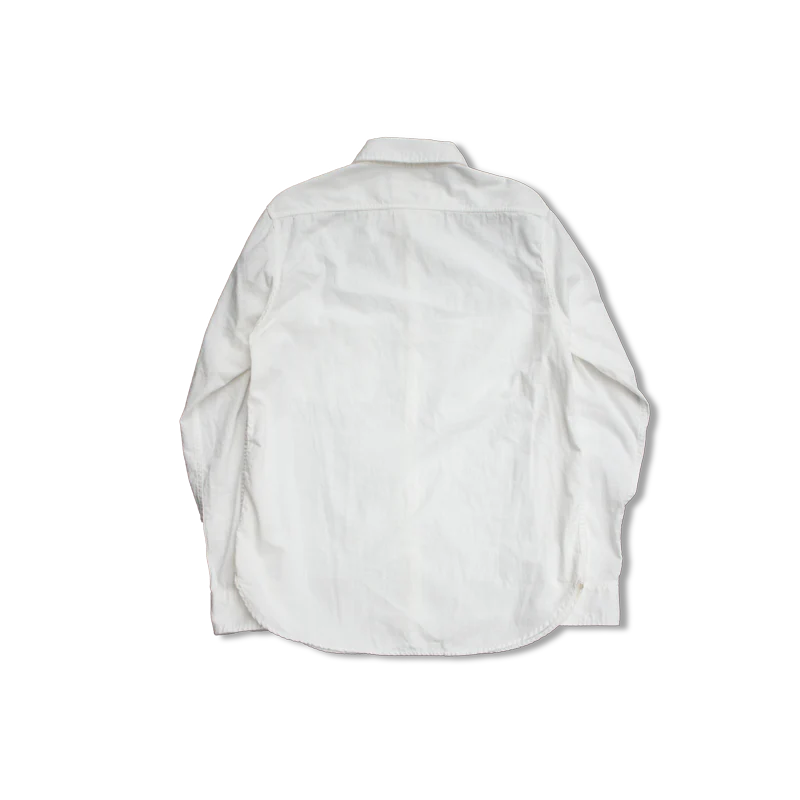 4810-22 Selvedge Chambray Shirt White