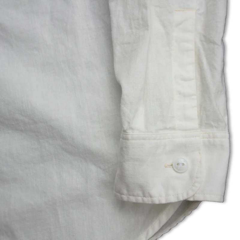 4810-22 Selvedge Chambray Shirt White