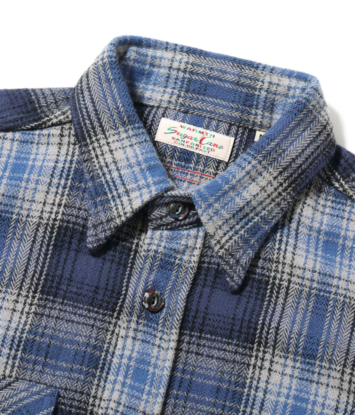 SC29584 Fiction Romance Herringbone Twill Check Work Shirt Navy