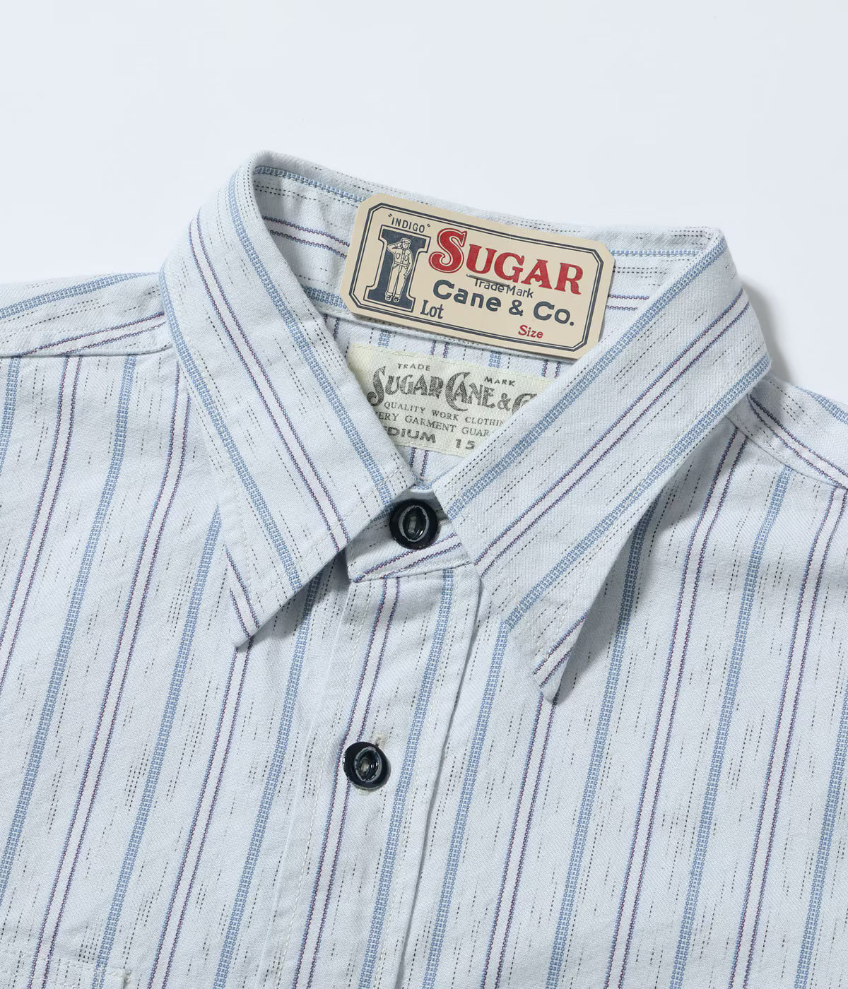 SC29671 Fiction Romance 6oz Indigo Stripe Work Shirt
