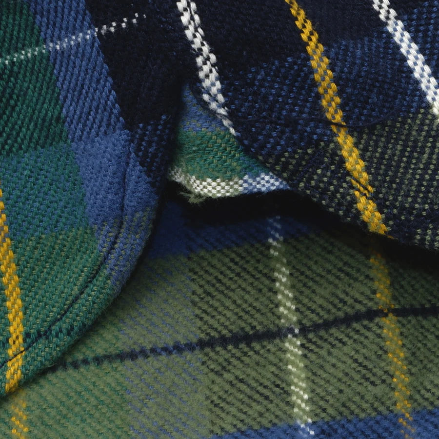 502653 Heavy Flannel Shirt Green