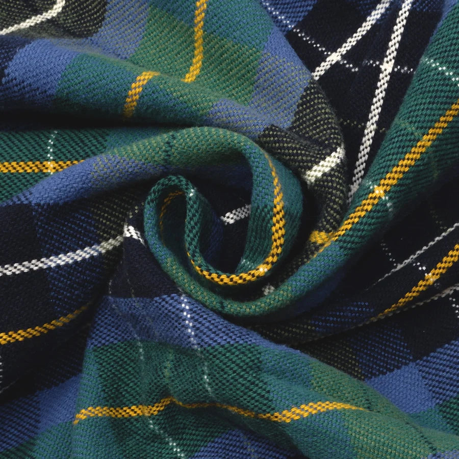 502653 Heavy Flannel Shirt Green