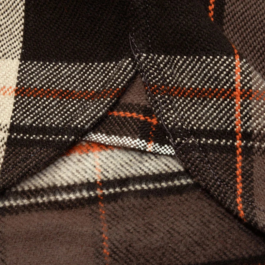 502654 Heavy Flannel Shirt Charcoal