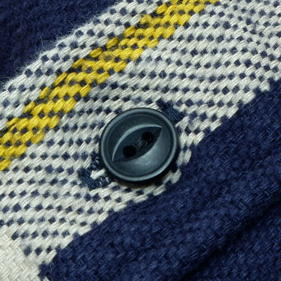502654 Heavy Flannel Shirt Navy