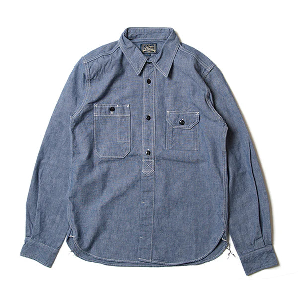 5333A Chambray Work Shirt Blue