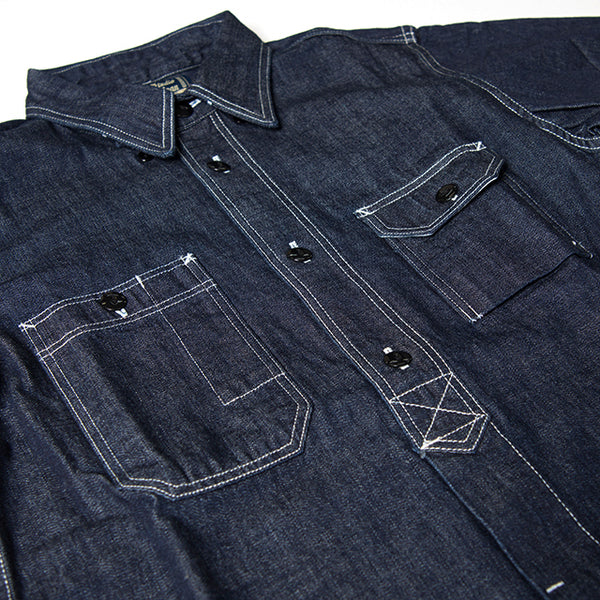 5333B Denim Work Shirt Indigo