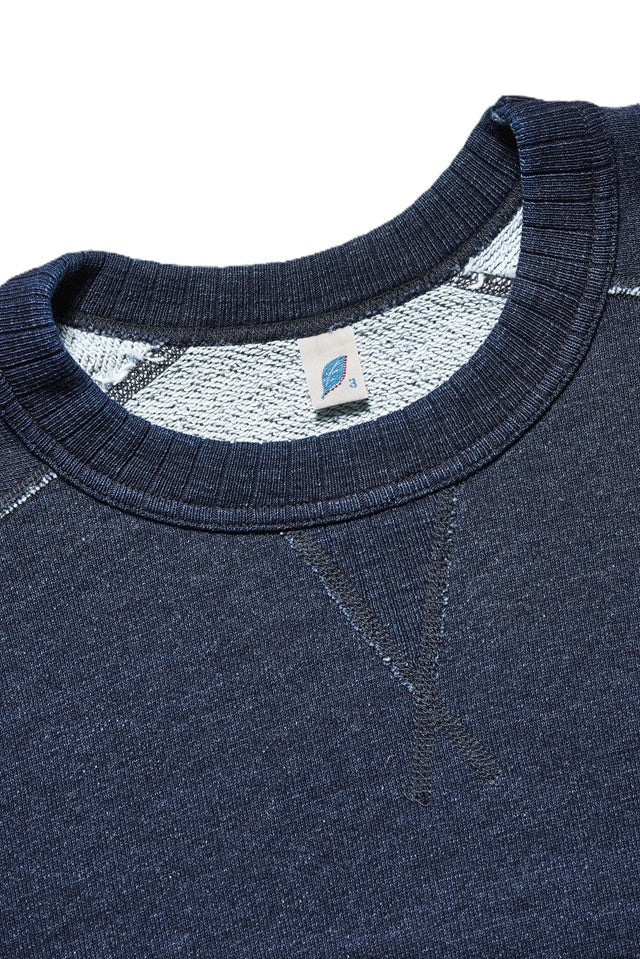 5409-ID Yarn Dyed Sweatshirt  - Indigo