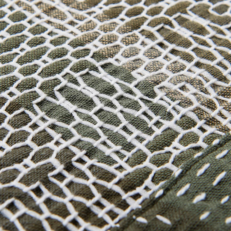 5718 Narogi Army Sashiko Work Shirt