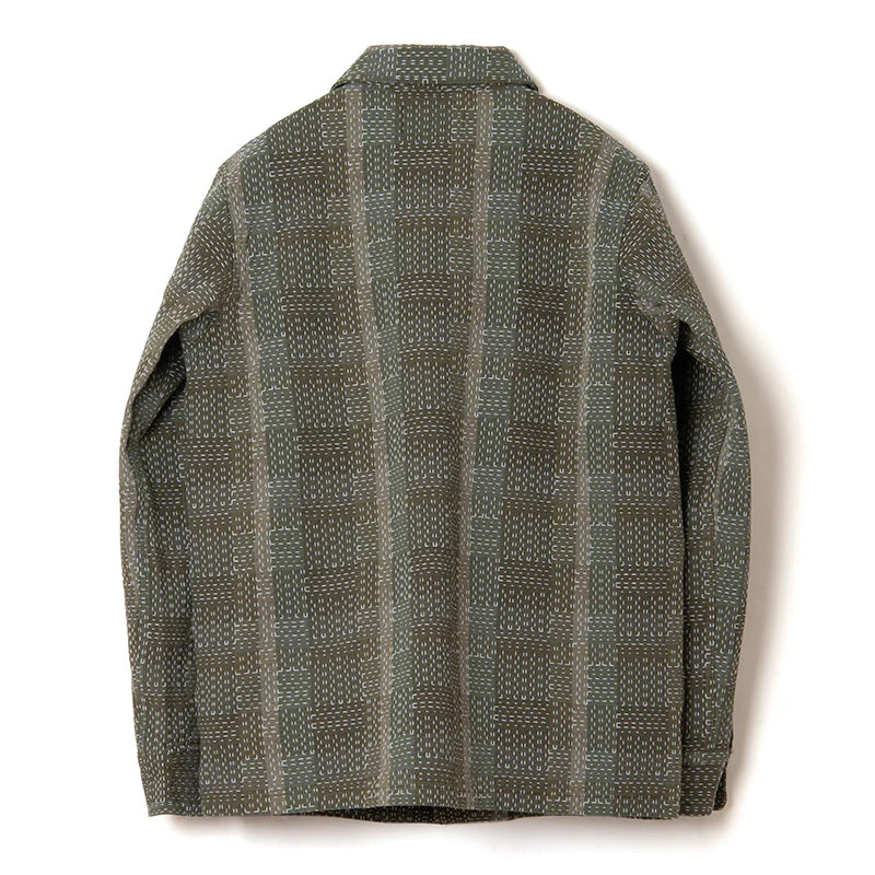 5718 Narogi Army Sashiko Work Shirt