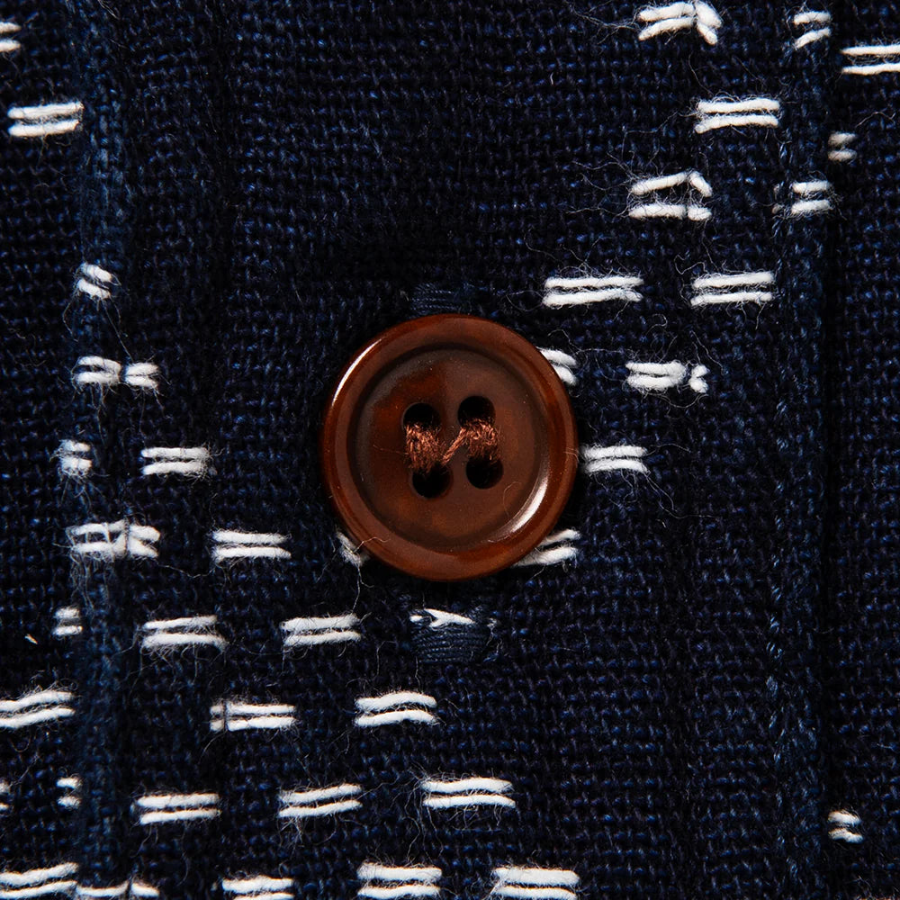 5728 Indigo Sashiko Shirt