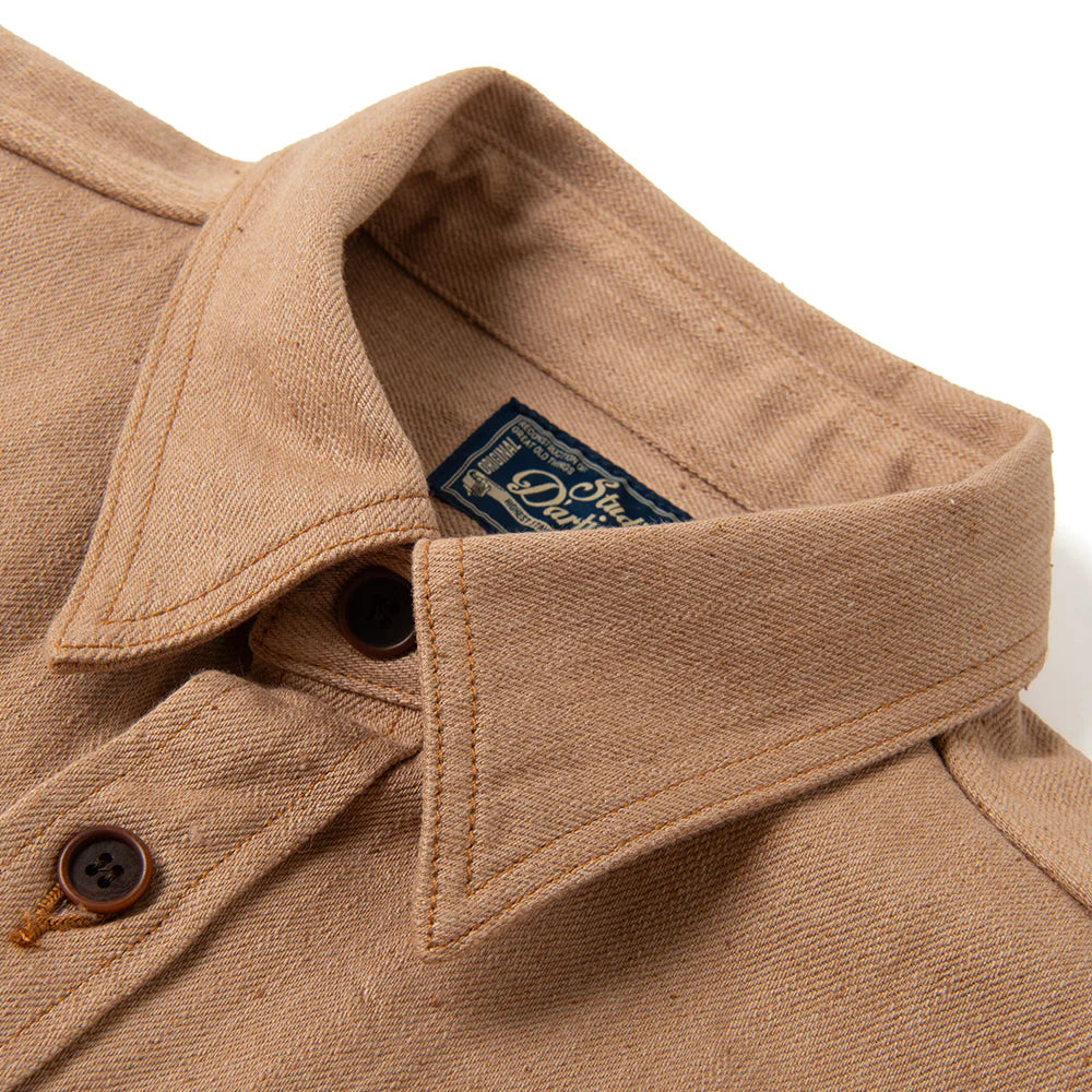 5740 12oz Fox Cotton Work Shirt - Brown