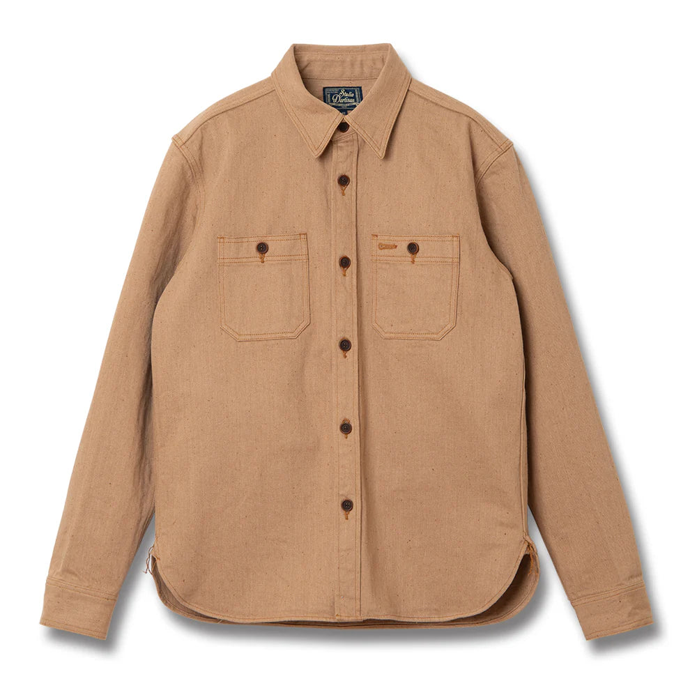 5740 12oz Fox Cotton Work Shirt - Brown