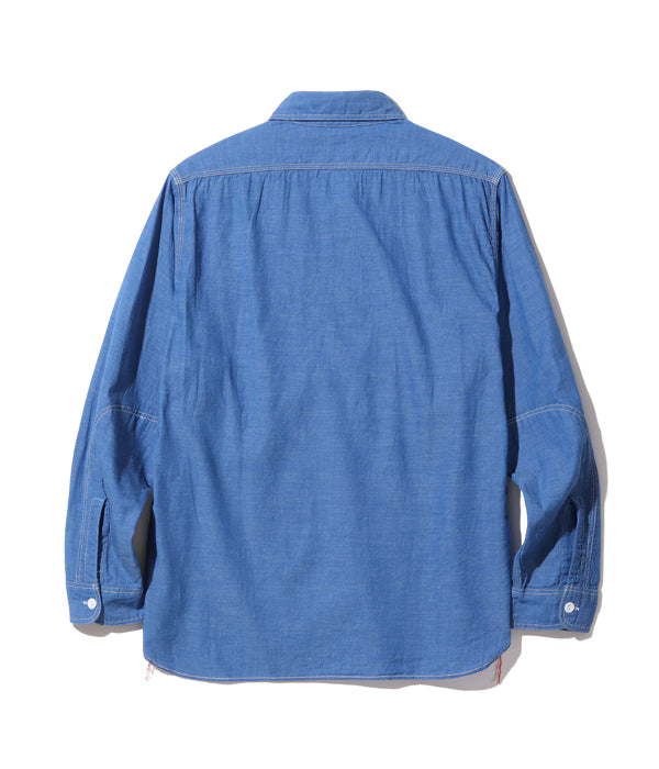 SC25513 Vat Dye Chambray Work Shirt