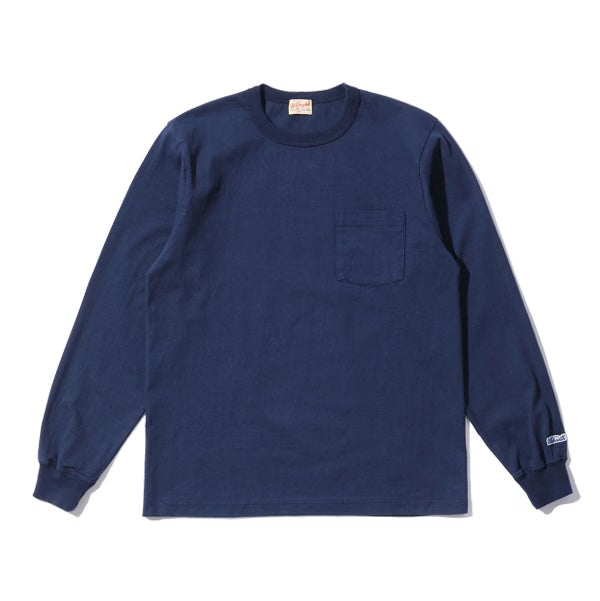 WV68849 Long Sleeve Pocket T-Shirt - Navy