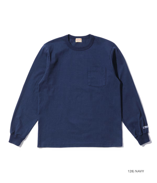 WV68849 Long Sleeve Pocket T-Shirt - Navy