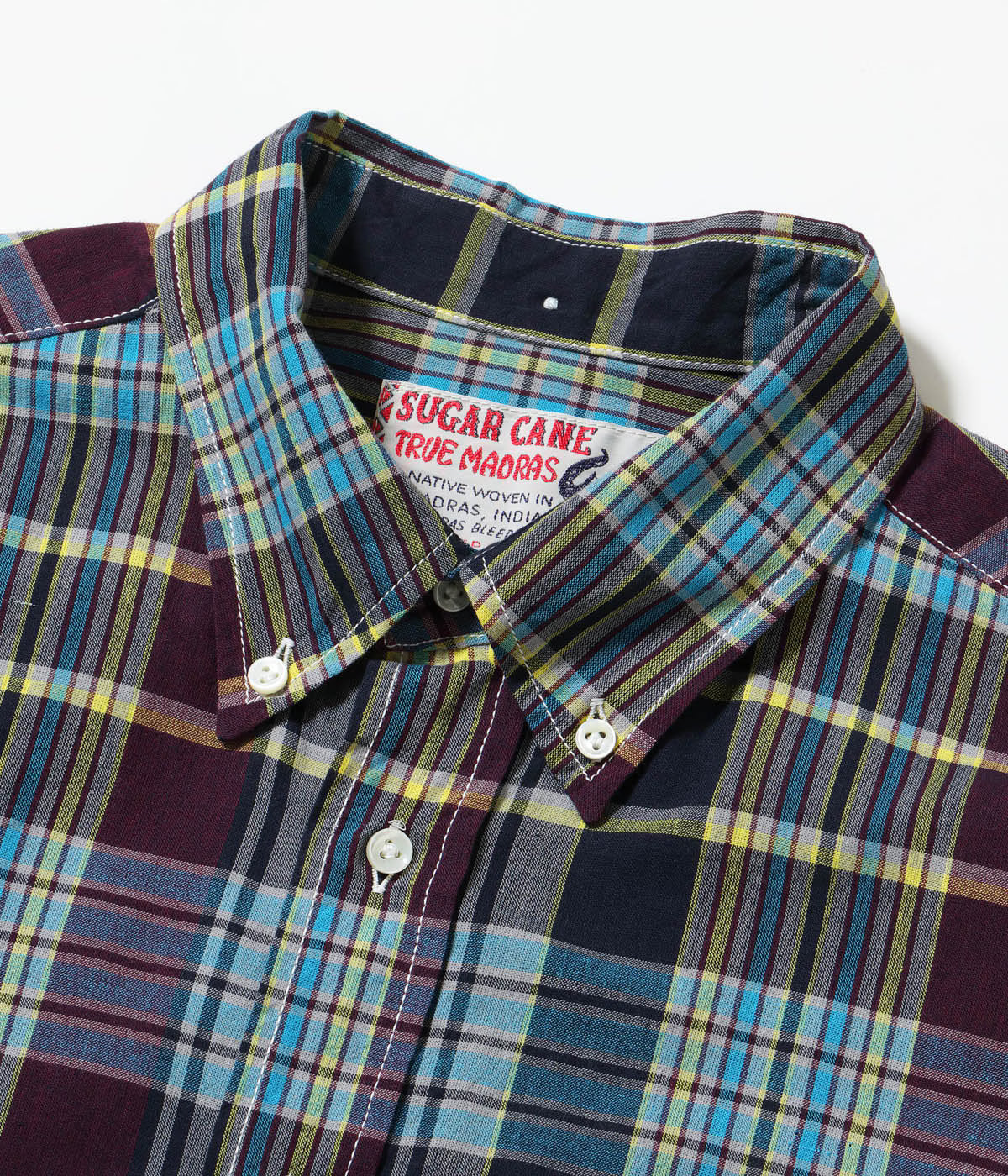 SC39738 Madras Check Short Sleeve Purple