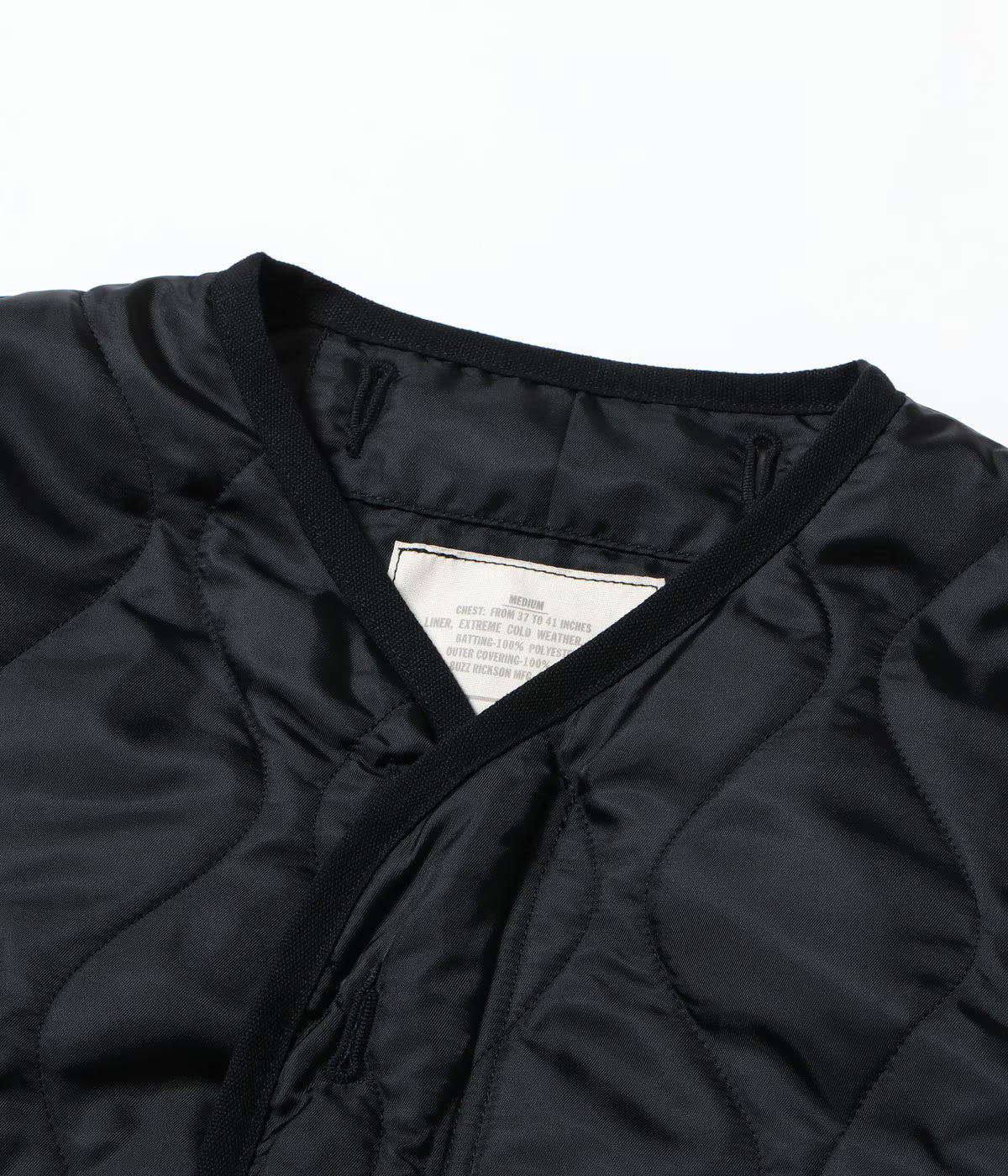 BR16031 Willian Gibson Collection Type Black M-65 Liner - Black