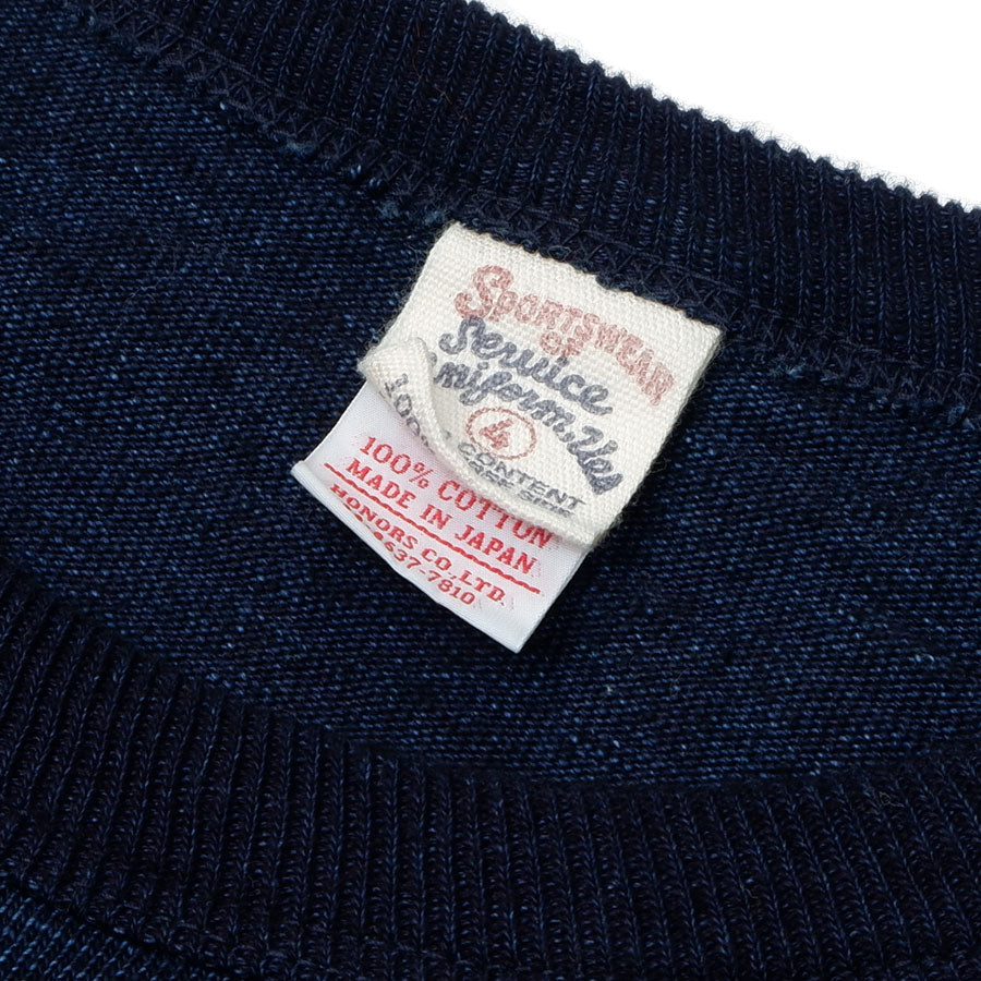 602661 No.7 Indigo Long-Sleeve T-Shirt Indigo