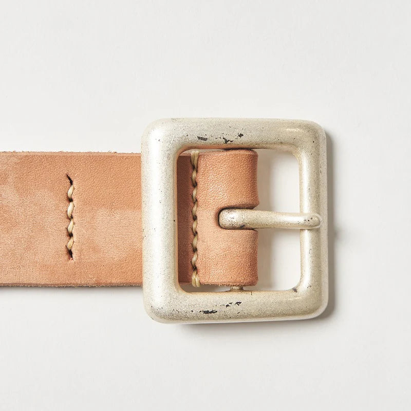 6211 Wild Leather Garrison Belt Natural