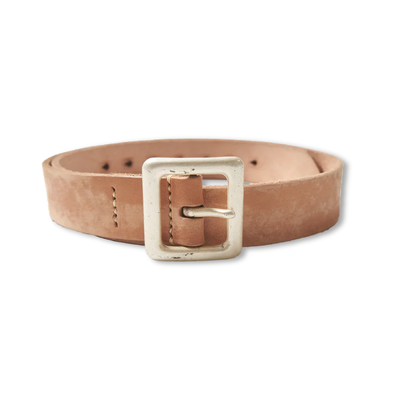 6211 Wild Leather Garrison Belt Natural