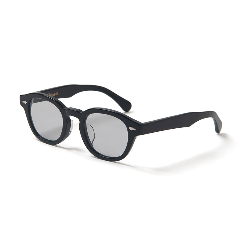 7558 Acetate Sunglasses Black/Grey