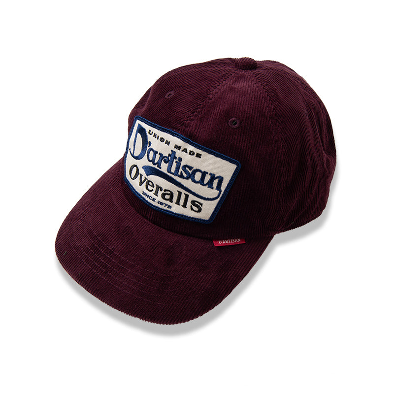 7560 Corduroy Cap Burgundy