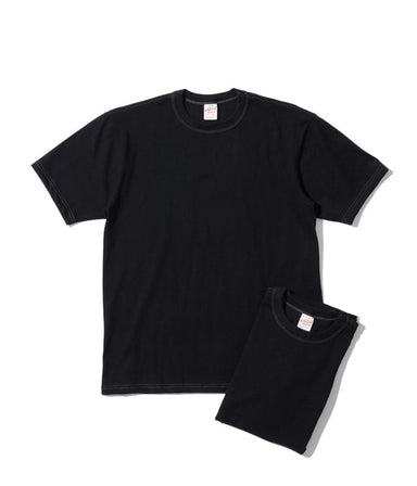 Black t-shirt on a white background