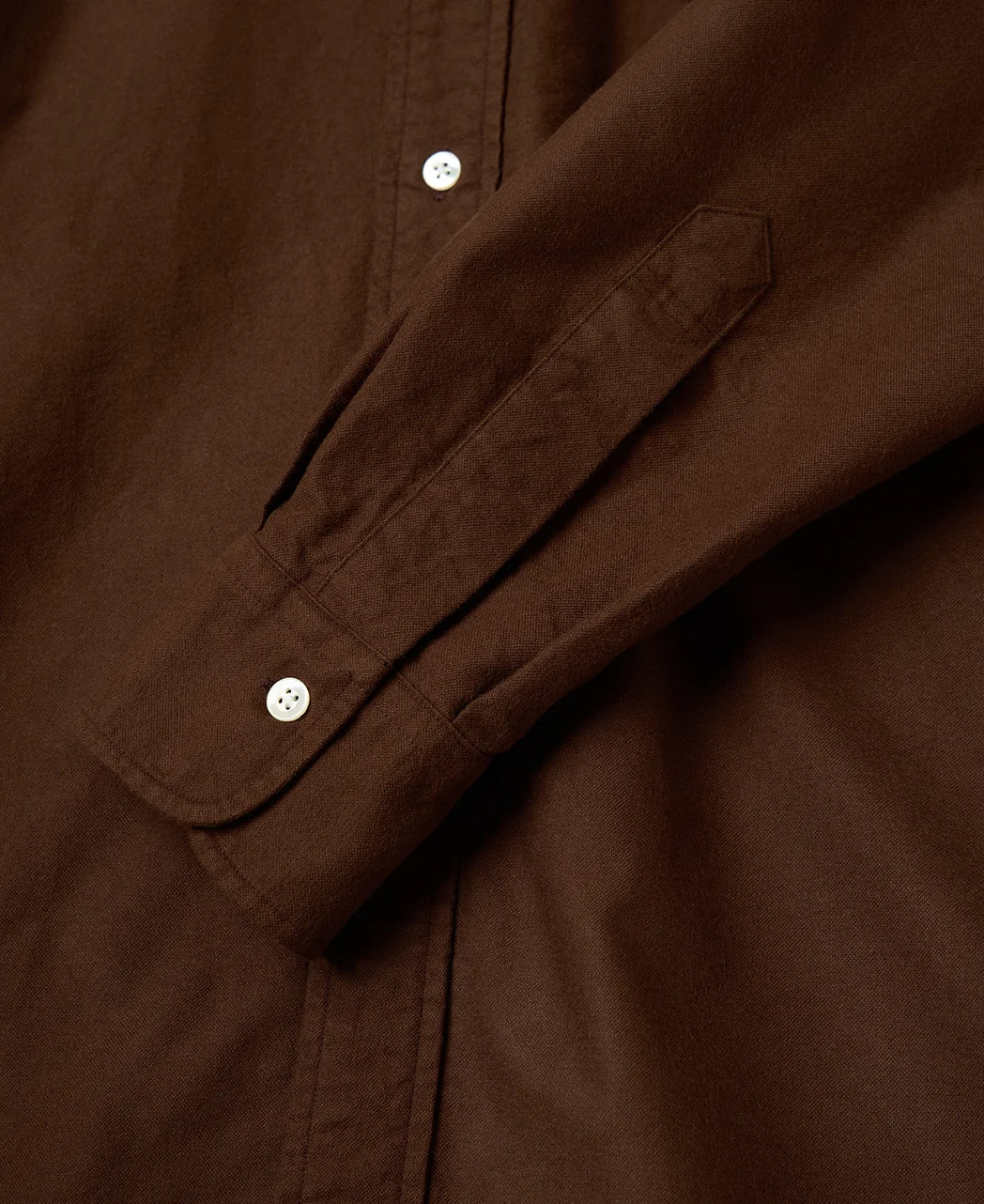 Vintage Ivy Brushed Oxford Chocolate Brown