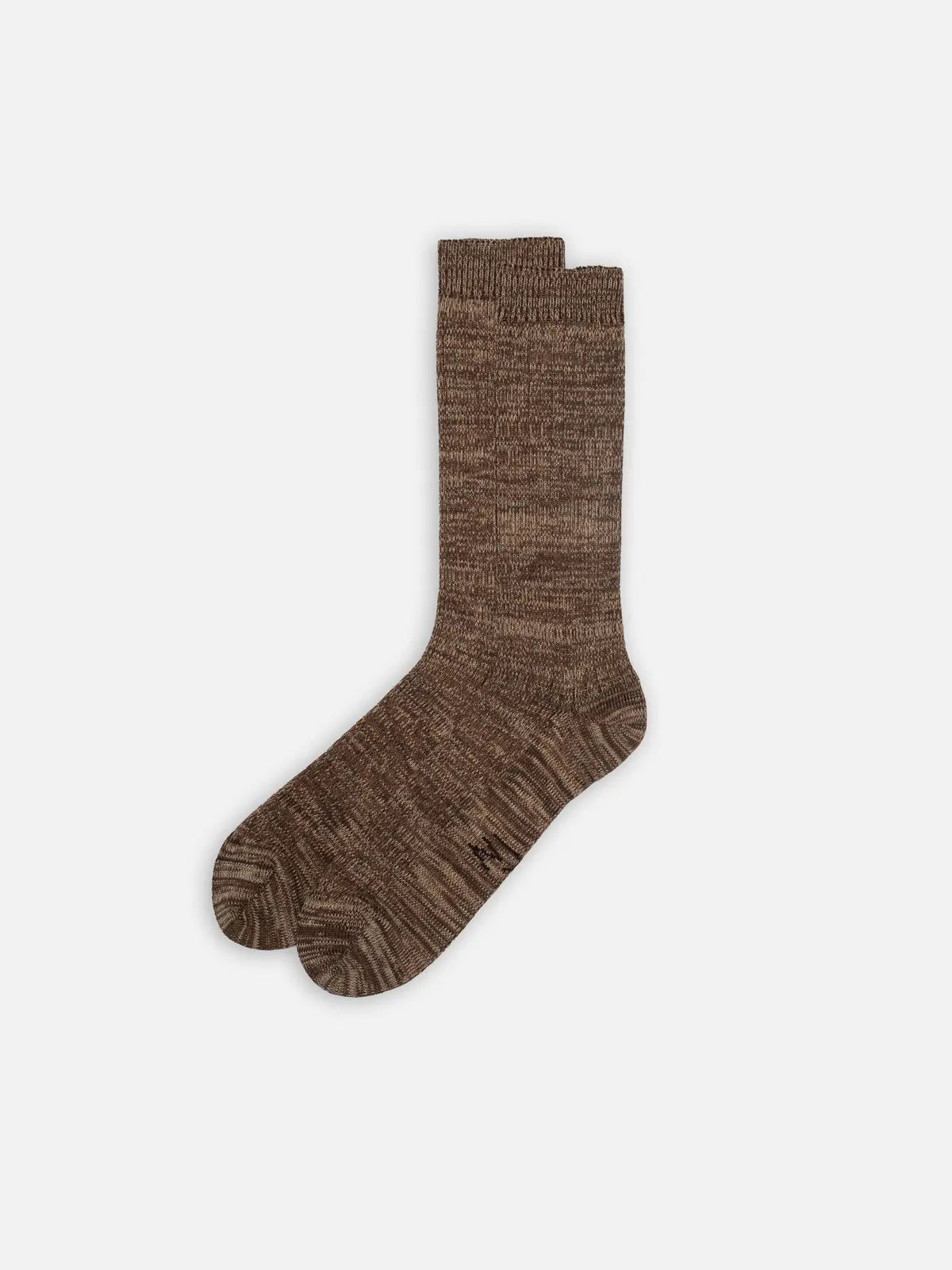 Rasmusson Rib Socks Brown/Melange