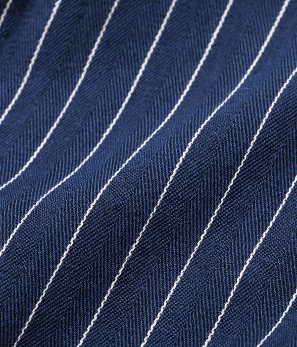 SC28652 Coke Stripe Work Shirt Navy