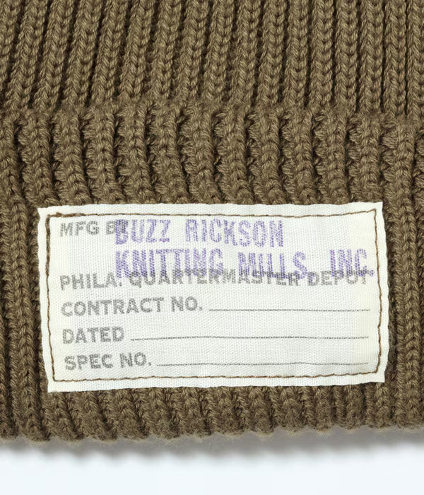 BRO2186 Watch Cap Cotton - Olive