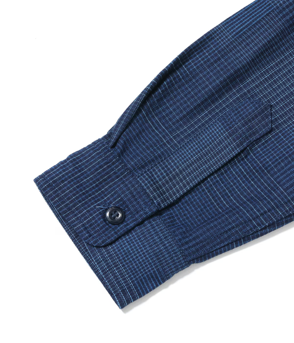 SC29588 Indigo Patchwork Work Shirt Navy