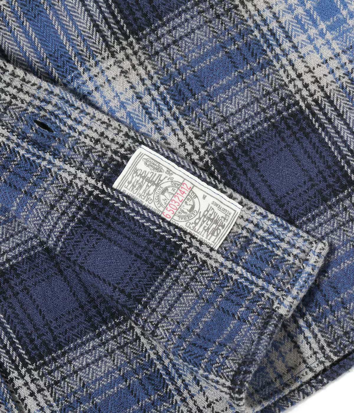 SC29584 Fiction Romance Herringbone Twill Check Work Shirt Navy