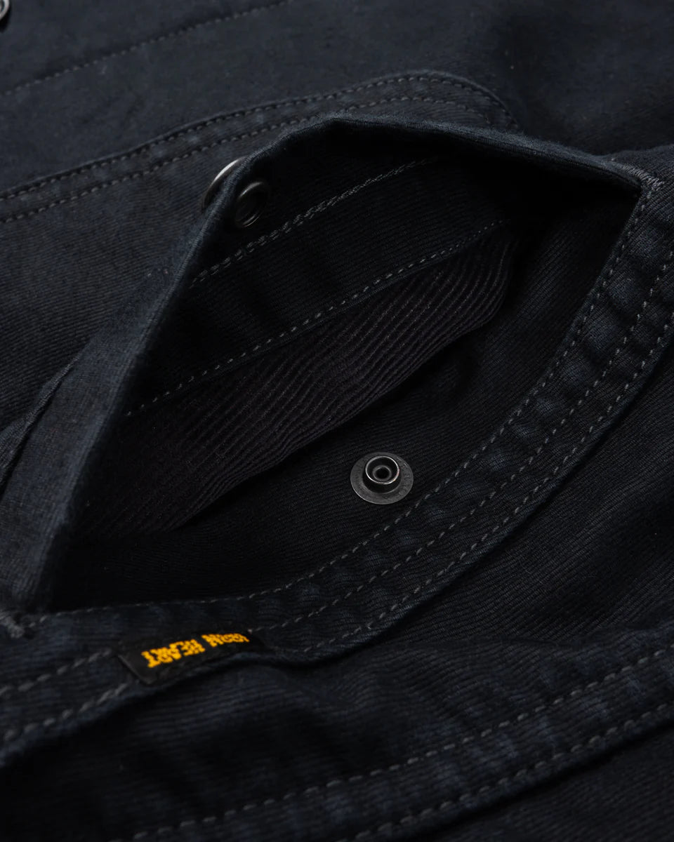 IHM-48-KHA 12oz Whipcord Lightweight N1 Deck Jacket - Black