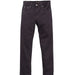 Dark brown slim-fit jeans