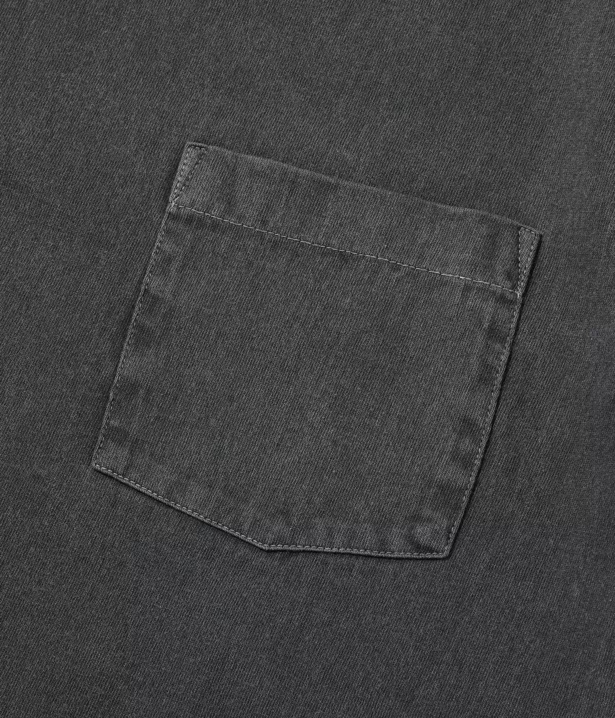 WV79531 Whitesville Pigment Dyed Pocket Tee Black