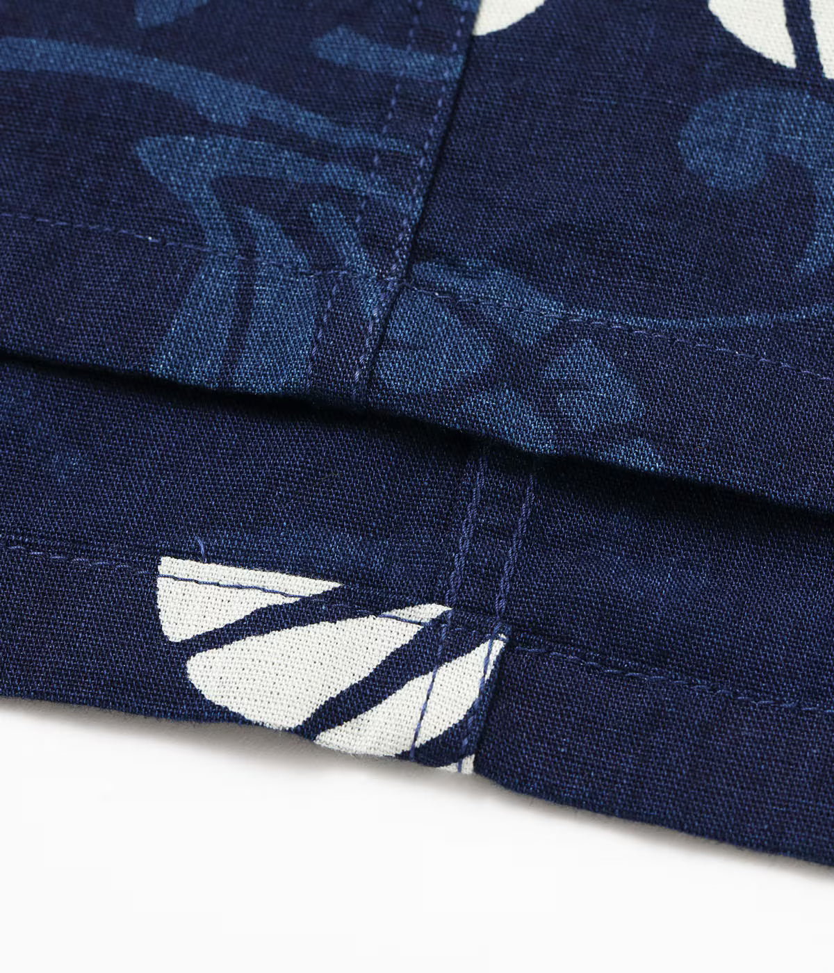 DK39642 Duke Kahanamoku Indigo Cotton Hawaiian Shirt "Duke's Paleu" Navy