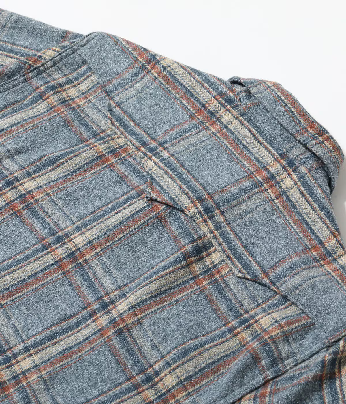 SC29787 Brushed Herringbone Check Western Shirt Blue