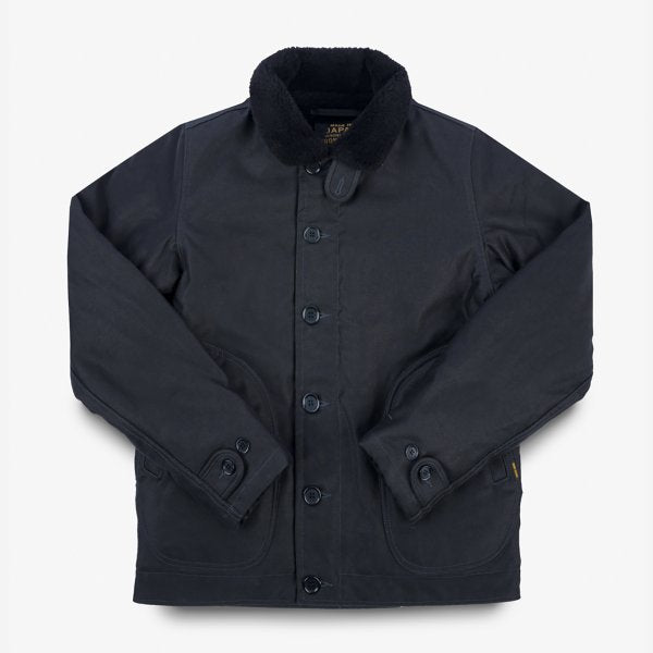 IHM-35-BLK Whipcord N1 Deck Jacket Black