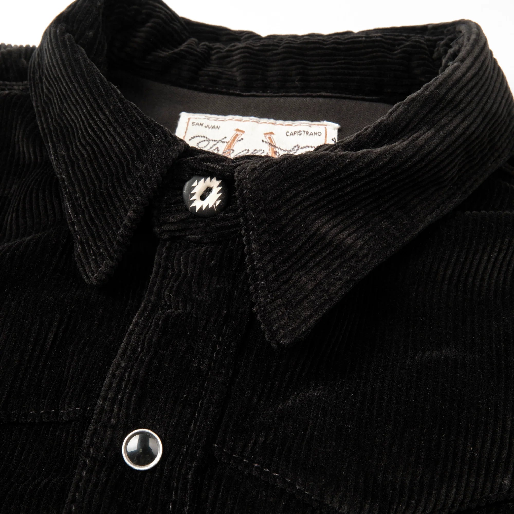 Calico Black Corduroy