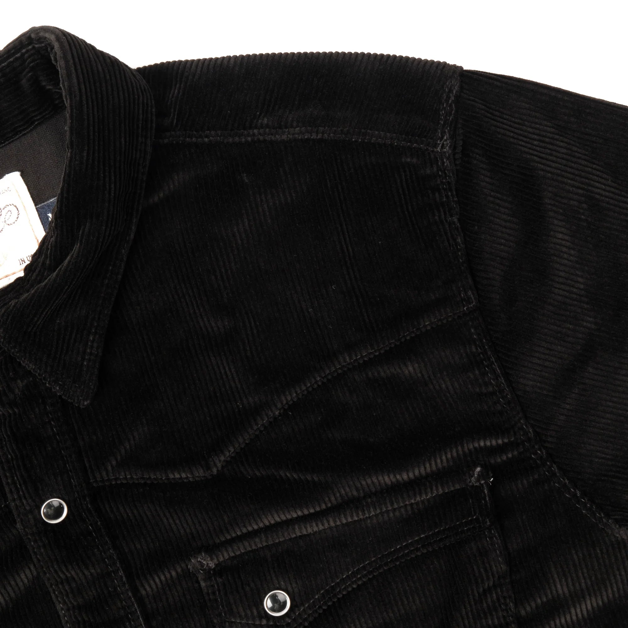 Calico Black Corduroy